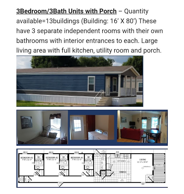 3 bedroom 3 bathroom furnished and with a porch